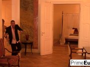 Super hot Candy Cat and Cristyna seduce a lucky guy 3/16