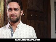 FamilyHookups- Horny Blonde Sister Begs Stepbro For Hard Cock 6/16