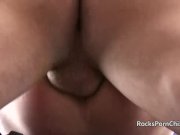 Chantelle Fox screwed outdoors over a car 6/16