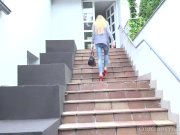 Old man bangs a sexy babe on the couch 3/16