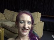 Nasty New Year Linda Lush goes Slutty on 6 guys cumeating facial oliebollen 16/16