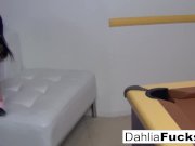 Dahlia Watches Christy on set 14/16