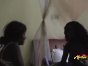 Voluptuous ebony hotties love each other 12/16