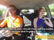 Fake Driving School Instructor fucks and creampies frustrated redhead 3/16