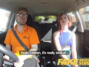 Fake Driving School Instructor fucks and creampies frustrated redhead 5/16