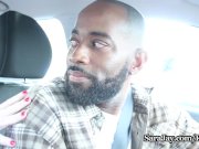 Busty Milf Sara Jay fucks Her Hot Black Ride Share Driver! 4/16