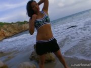 Insatiable Latina Gets Fucked On The Shore 1/16