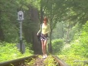 Margot, Anal Threesome in the Railway 2/16