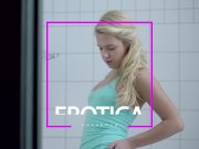 Naughty Teen Newcomer Taylor cums Hard in the Shower 1/16