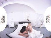 VIRTUAL TABOO -  Two Horny Daughters Sharing Dad's Huge Cock 6/16