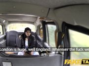 Fake Taxi knee high socks beauty with no knickers takes it all 8/16