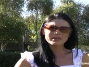 Riding in a cowgirl after meeting him outdoors 3/16