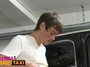 Female Fake Taxi Mechanic gives horny hot blonde a full sexual service 9/16