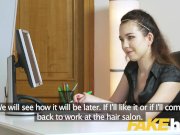 Female Agent New model discovers hot casting couch wet lesbian orgasms 5/16