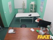 Fake Hospital Doctors thick long dick stretches out tight shaven pussy 7/16