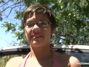 On her knees sucking and getting fucked after 2/16