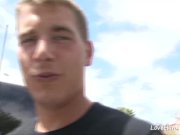 Brunette chick spreads her legs and rides him 3/16