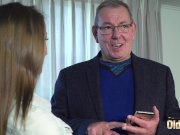 Teen girl fucks old real estate agent for a lower price on house 2/16