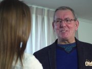 Teen girl fucks old real estate agent for a lower price on house 3/16