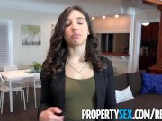 PropertySex - College student fucks hot ass real estate agent 1/16