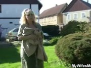 Wife finds her old mom and BF fucking in the garden 7/16