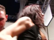 Wild Threesome At The Office At Night 1/16