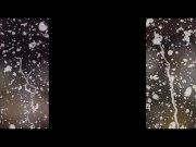 VR porn with Amanda Estela who sucks and fucks her glass dildo 1/16