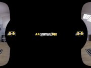 VR porn with Amanda Estela who sucks and fucks her glass dildo 14/16