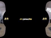 VR porn with Amanda Estela who sucks and fucks her glass dildo 7/16