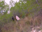 Curvy Babe With Tattoos And Glasses Drilled Outdoors 1/16