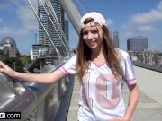 Tomboy teen Alex Blake POV fuck in a car 2/16