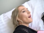 Skinny blonde babe close up home made pov amateur 11/16