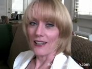 Mature blonde in her first homemade porn 1/16