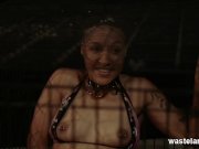 Kinky Lesbians In Mild BDSM With Diaper And Cage 2/16