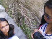 Brown Beauty Enjoy Cock In Both Holes 1/16