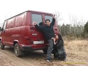 public sex in front of massive traffic