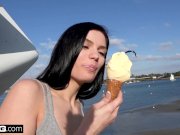 Sadie Blake POV blowjob in a public car 3/16