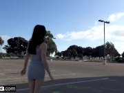 Sadie Blake POV blowjob in a public car 4/16