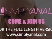 Anal Creampie - Blonde Blanche is left with a gift after rough anal sex 16/16