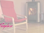Czech - I enjoy masturbating and toying my pussy by the fireplace 1/16