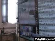 Busty Blonde Milf Vicky Vette Uses Hitachi With Cristi Ann! 14/16