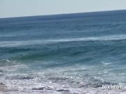 Fit Body - Watch me have fun on the beach before I masturbate 1/16