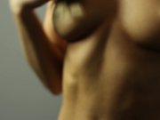 Blonde Darina dancing and stripping her pink panties 15/16