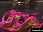 Blonde Pole Dancer Sunny Lane Finger Fucks Her Wet Pussy! 6/16