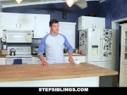 StepSiblings - Nerdy Teen Rides Stepbros Cock 1/16