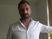 Lascivious subslut Brooke Jameson dominated and fed cum 5/16