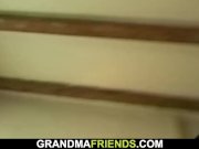 POV threesome action with busty mature plumper 11/16