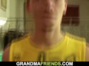 POV threesome action with busty mature plumper 6/16