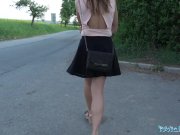 Public Agent Mexican babe Frida Sante gives roadside blowjob and fucking 2/16