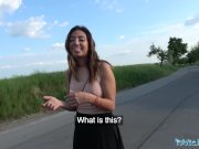 Public Agent Mexican babe Frida Sante gives roadside blowjob and fucking 4/16
